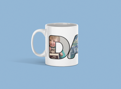 Dad letters photo mug