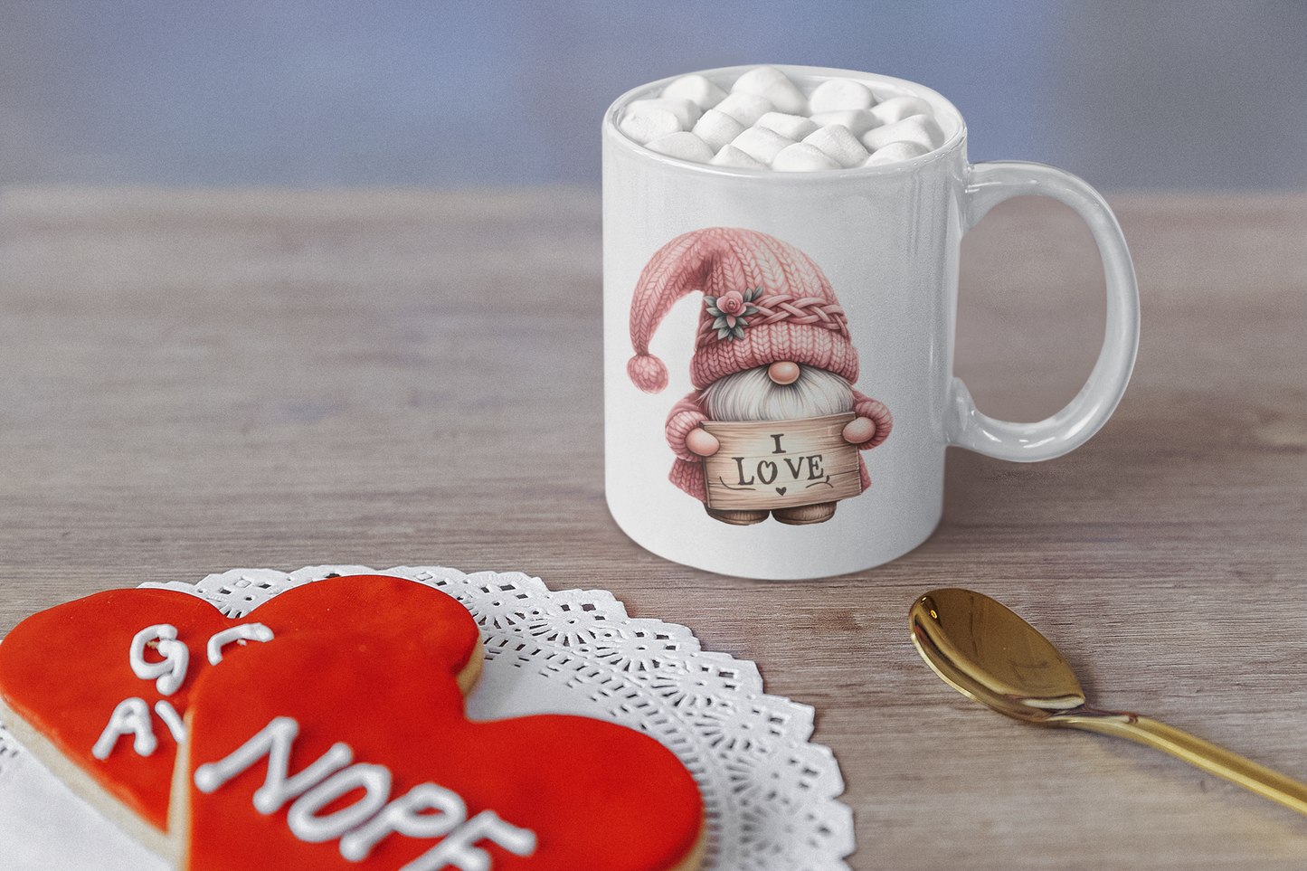 Valentine Gnome Mug