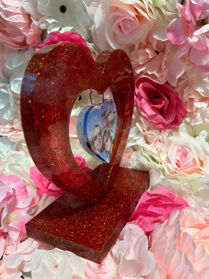 Resin Photo Heart