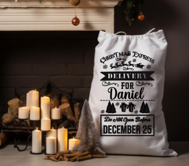 Large Personalised Christmas Sack