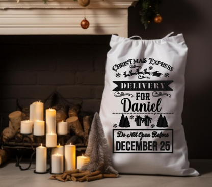 Large Personalised Christmas Sack